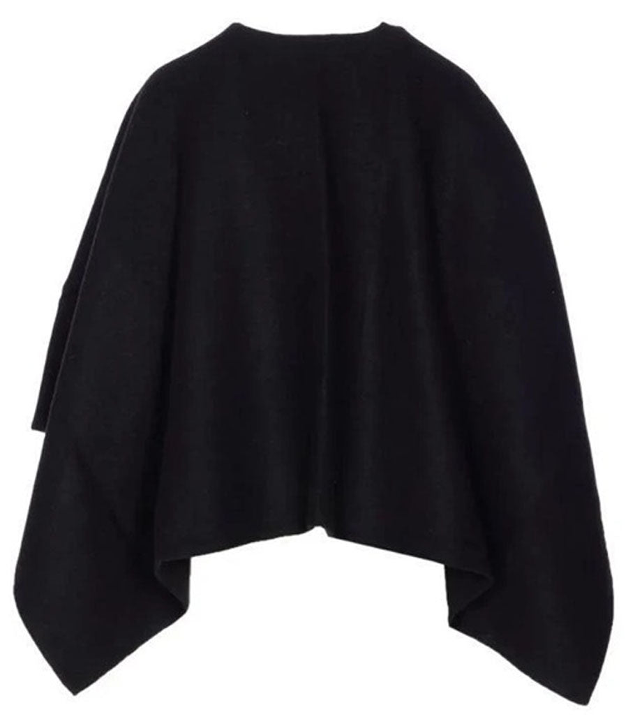 Structured Cape with Asymmetrical Hem