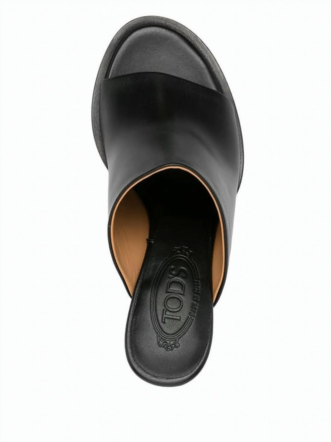Open-Toe Mid-Height Block Heel Mules