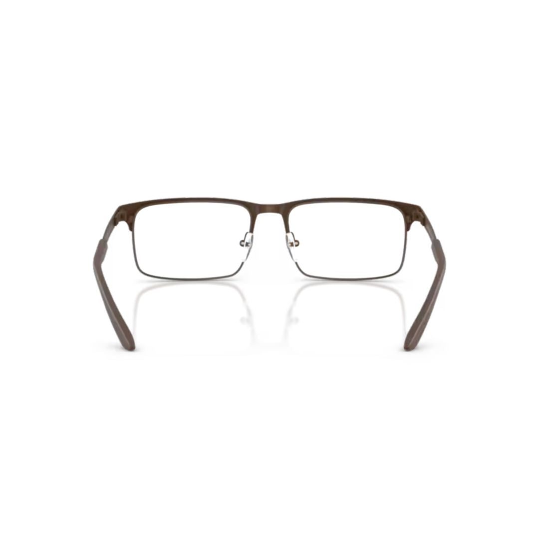 0ea1170 Rectangular Lens Eyeglasses with Matte Metal Frame