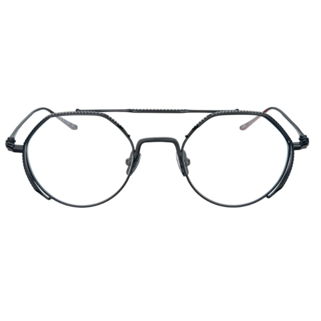 Voir Collectio Vr-2 Sleek Round Titanium Eyeglasses
