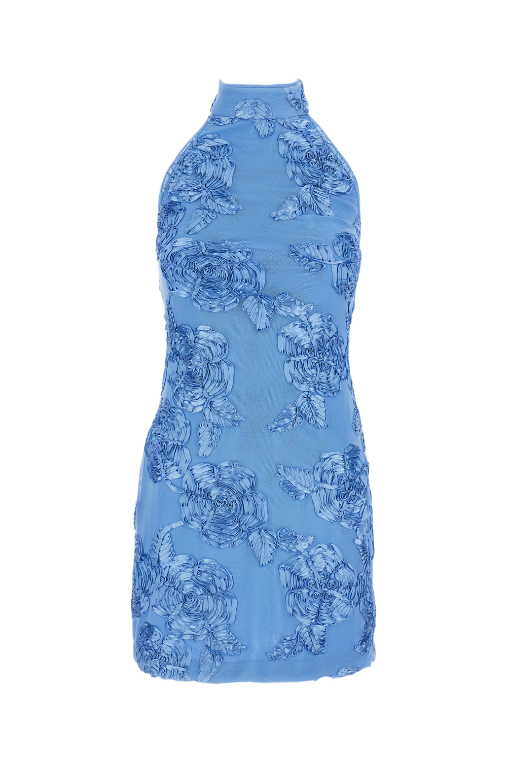 High Neck Sheath Dress