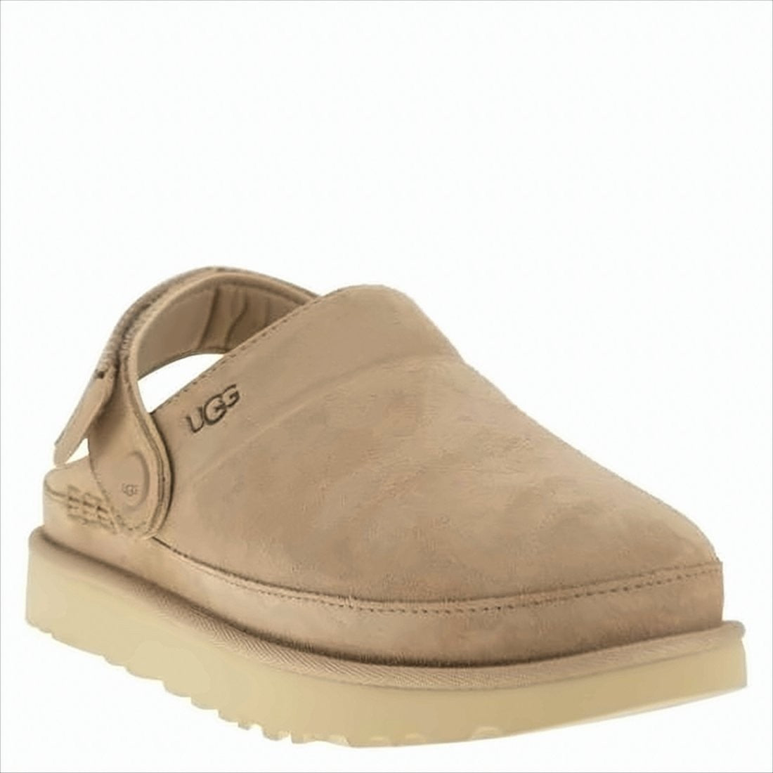 Suede Slip-On Mules with Textured EVA Sole