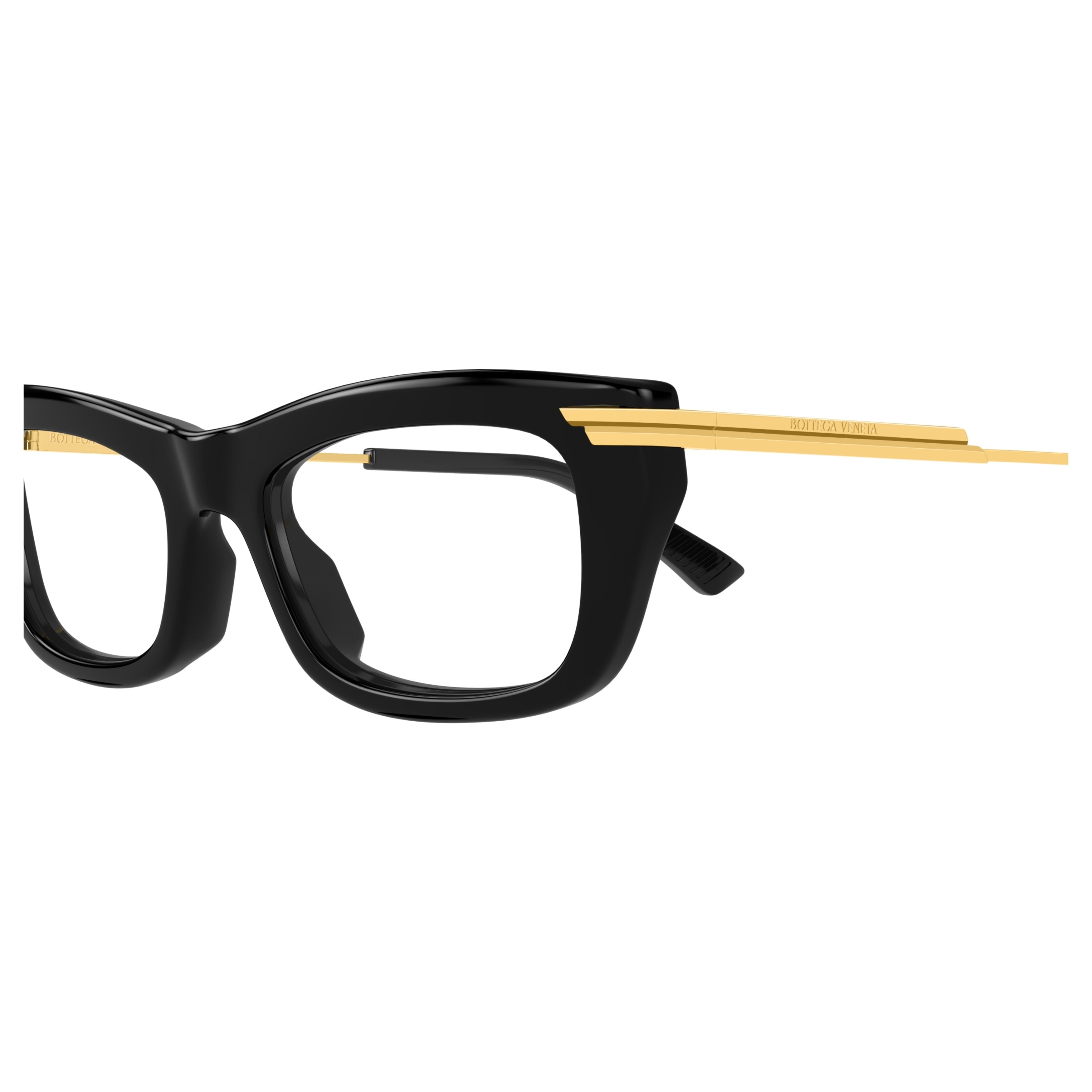 Bv1371o Rectangular Black Acetate Eyeglasses