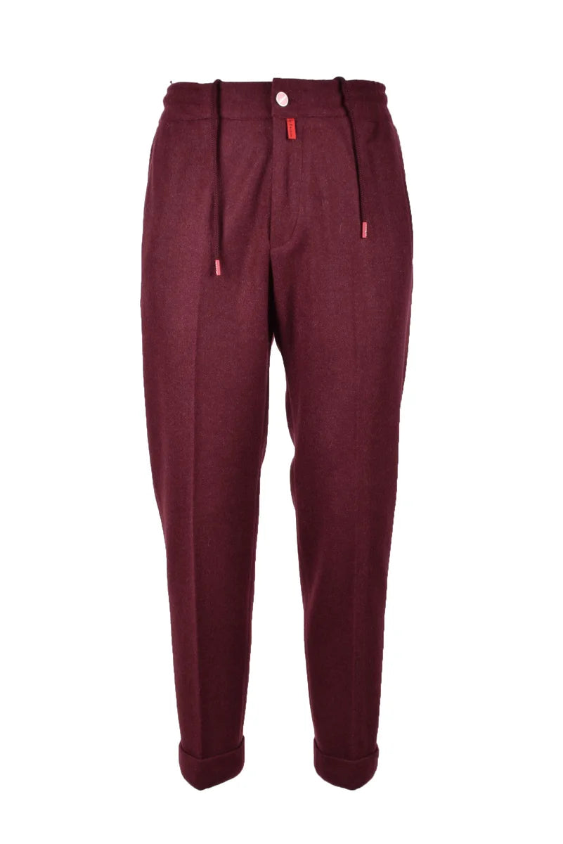 Trousers Cashmere - Red