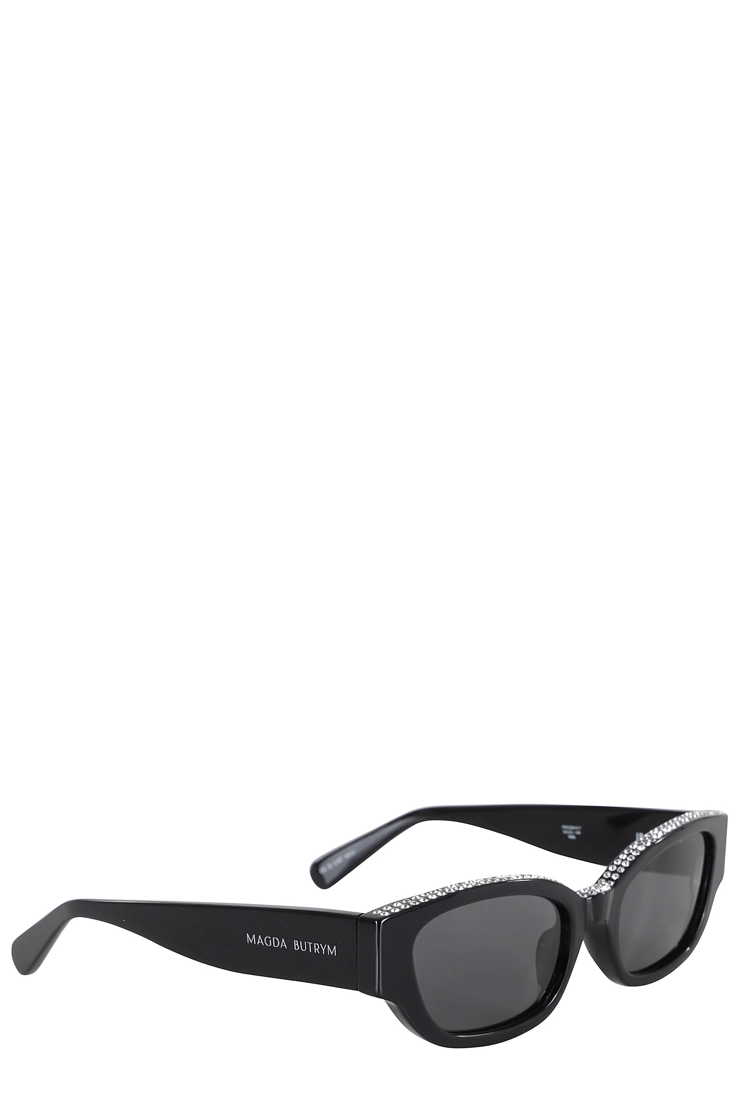 Black Cat Eye Crystal Glasses