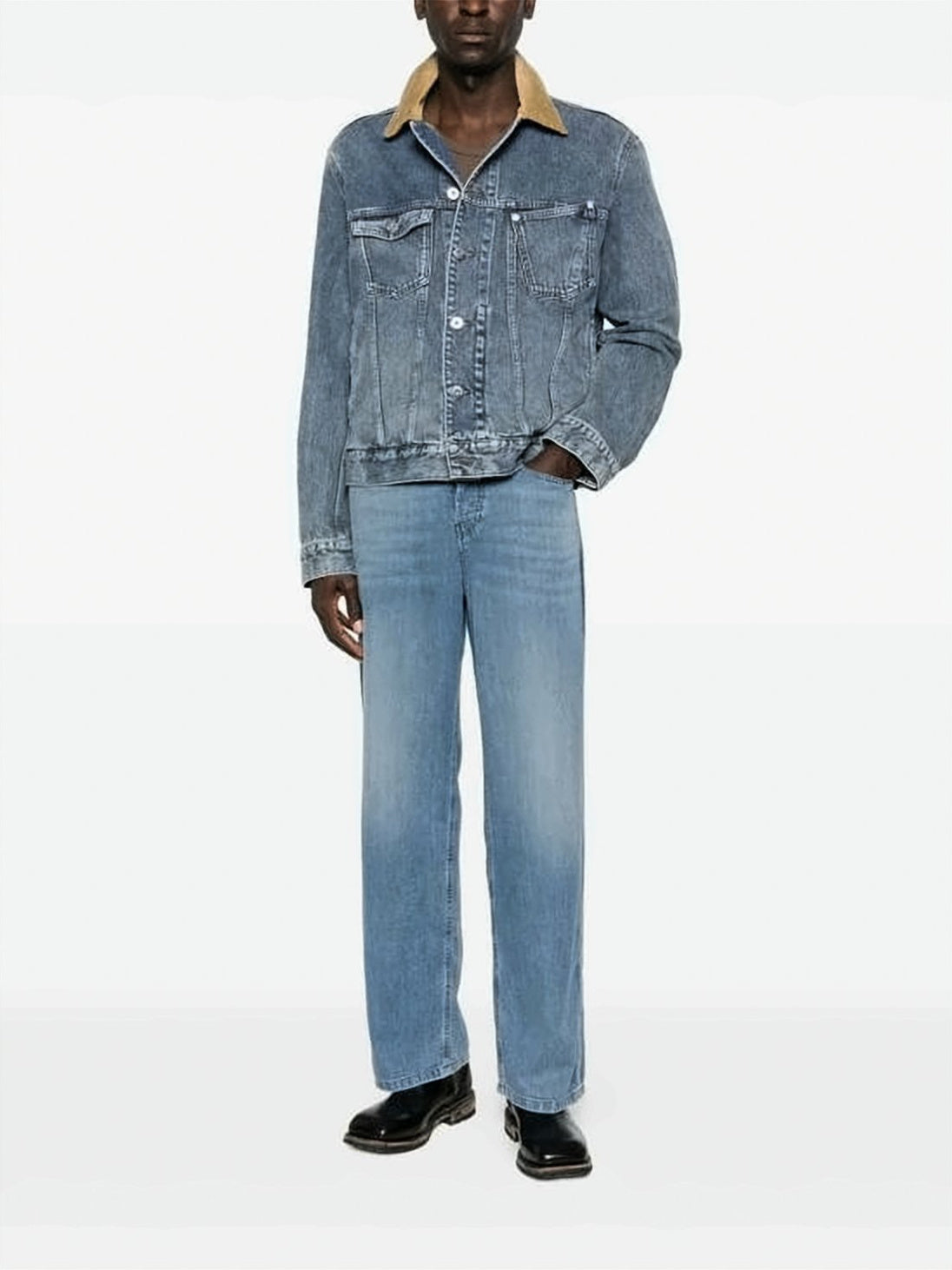 Light Blue Relaxed Fit Denim Jeans