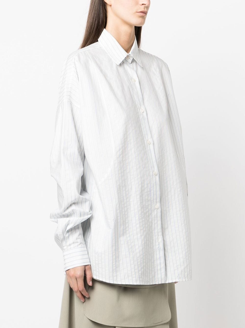 White Shirt Relaxed Fit Cotton Shirt