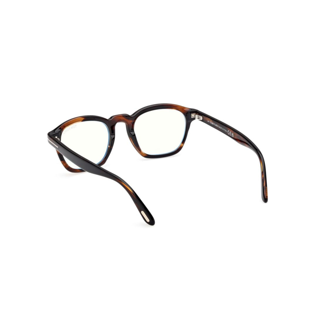 Ft6033-B Rectangular Tortoiseshell Eyeglasses