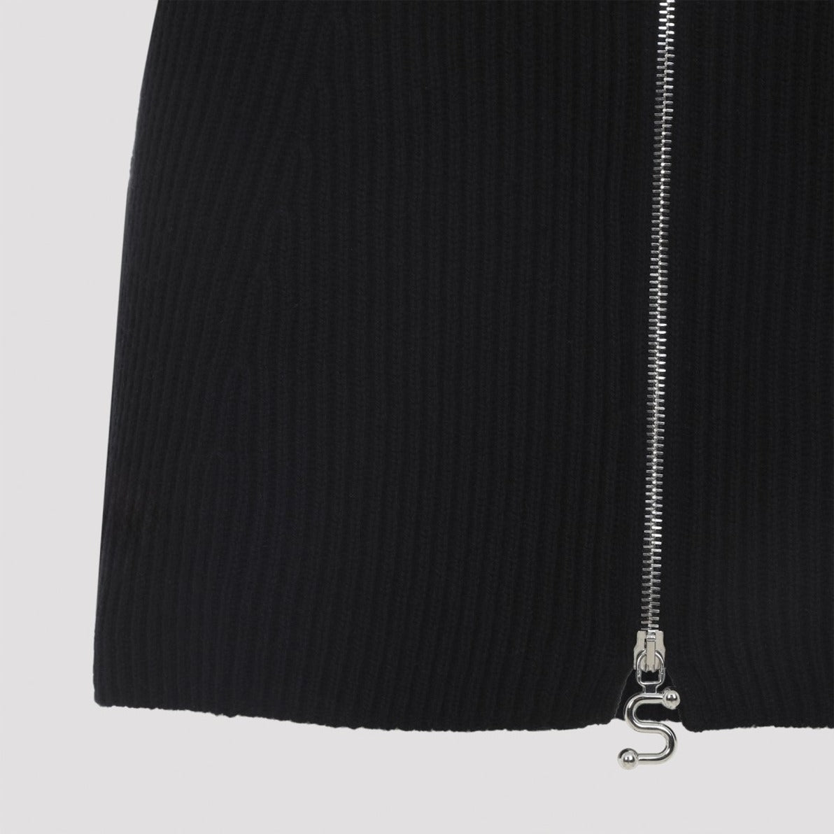 Ribbed Knit Mini Skirt