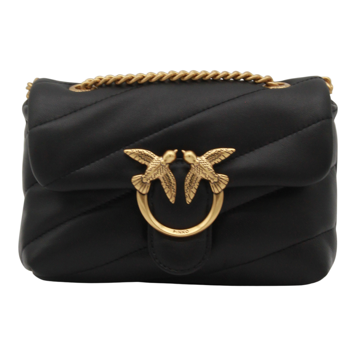 Quilted Black Bag