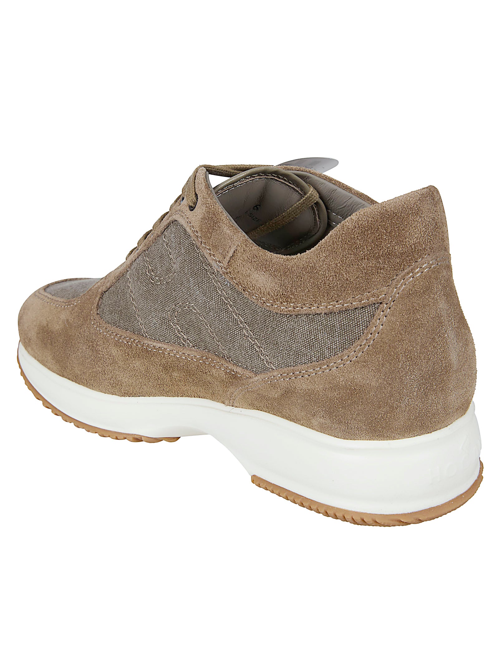 Suede and Fabric Sneakers