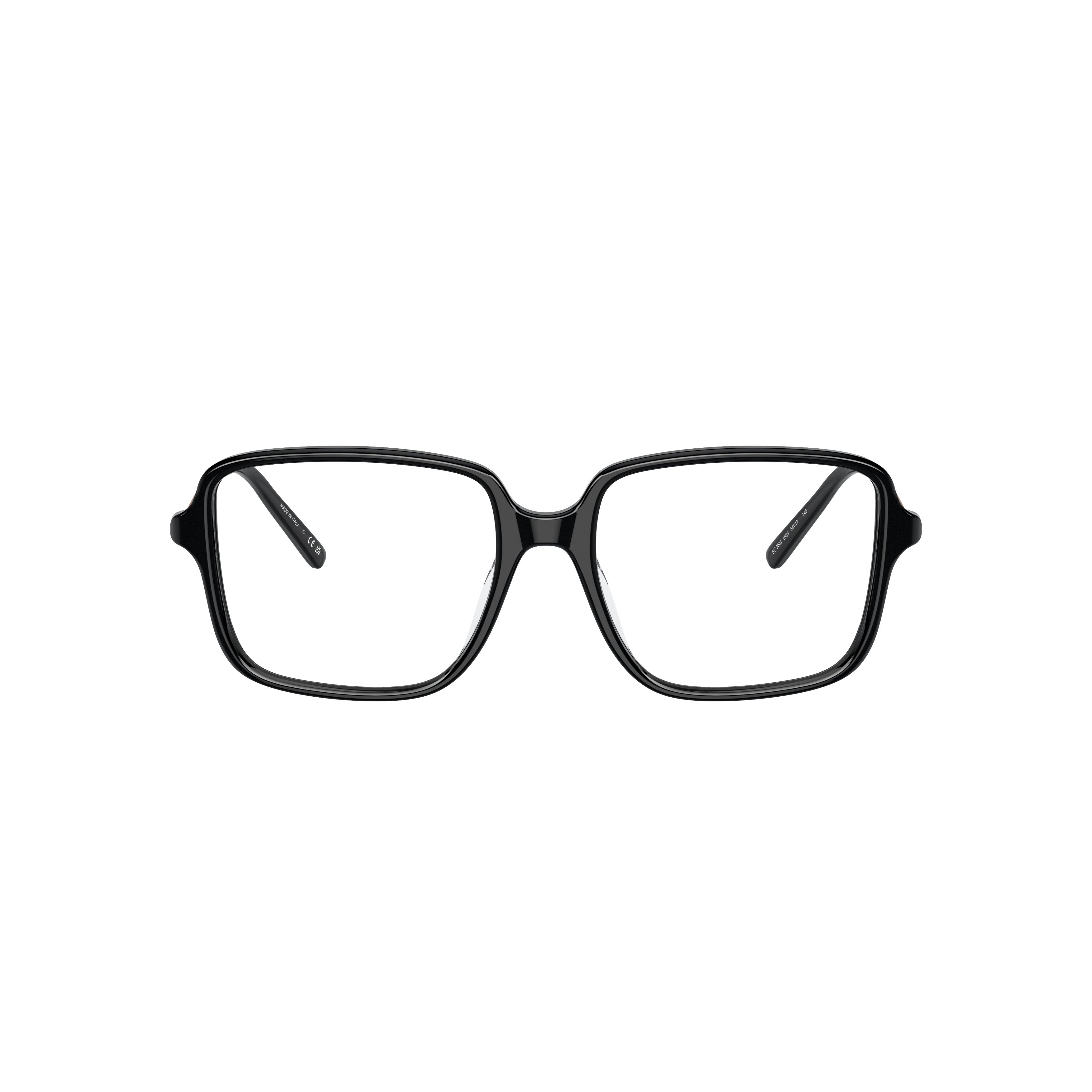 0bc3001 Square Acetate Eyeglasses with Metallic Temples