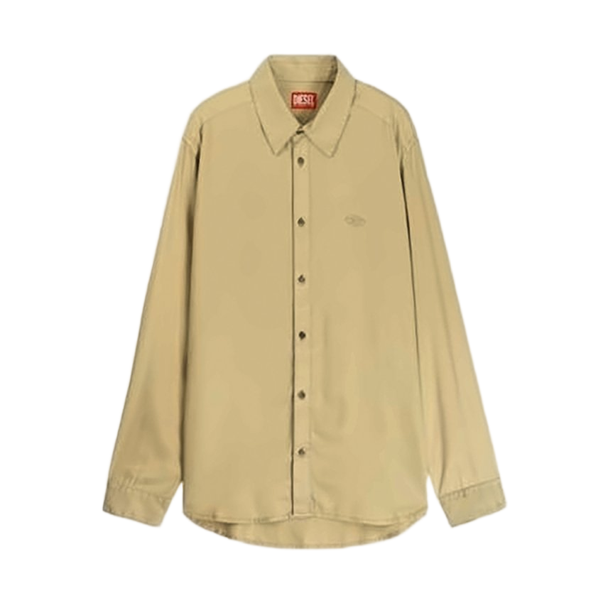 Long-Sleeve Casual Shirt with Classic Collar