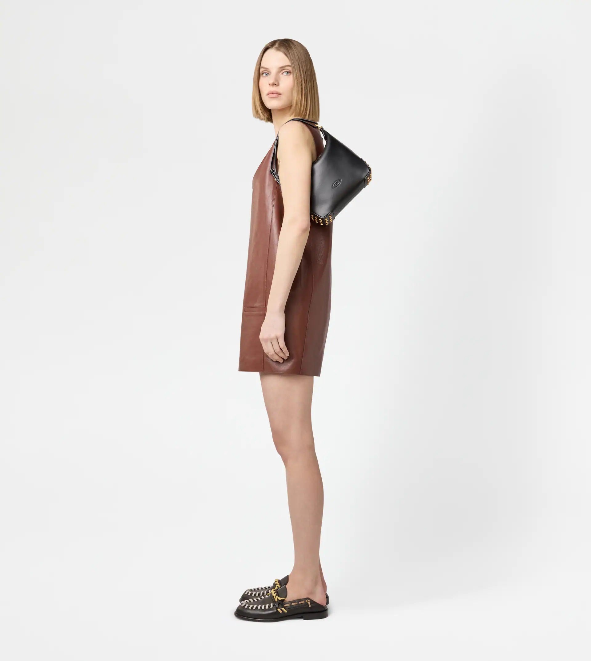 Gmt Sacca Mini Leather Bag – Black