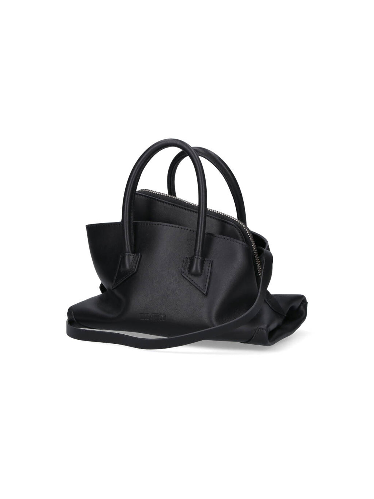 Black La Passeggiata Asymmetrical Leather Bag