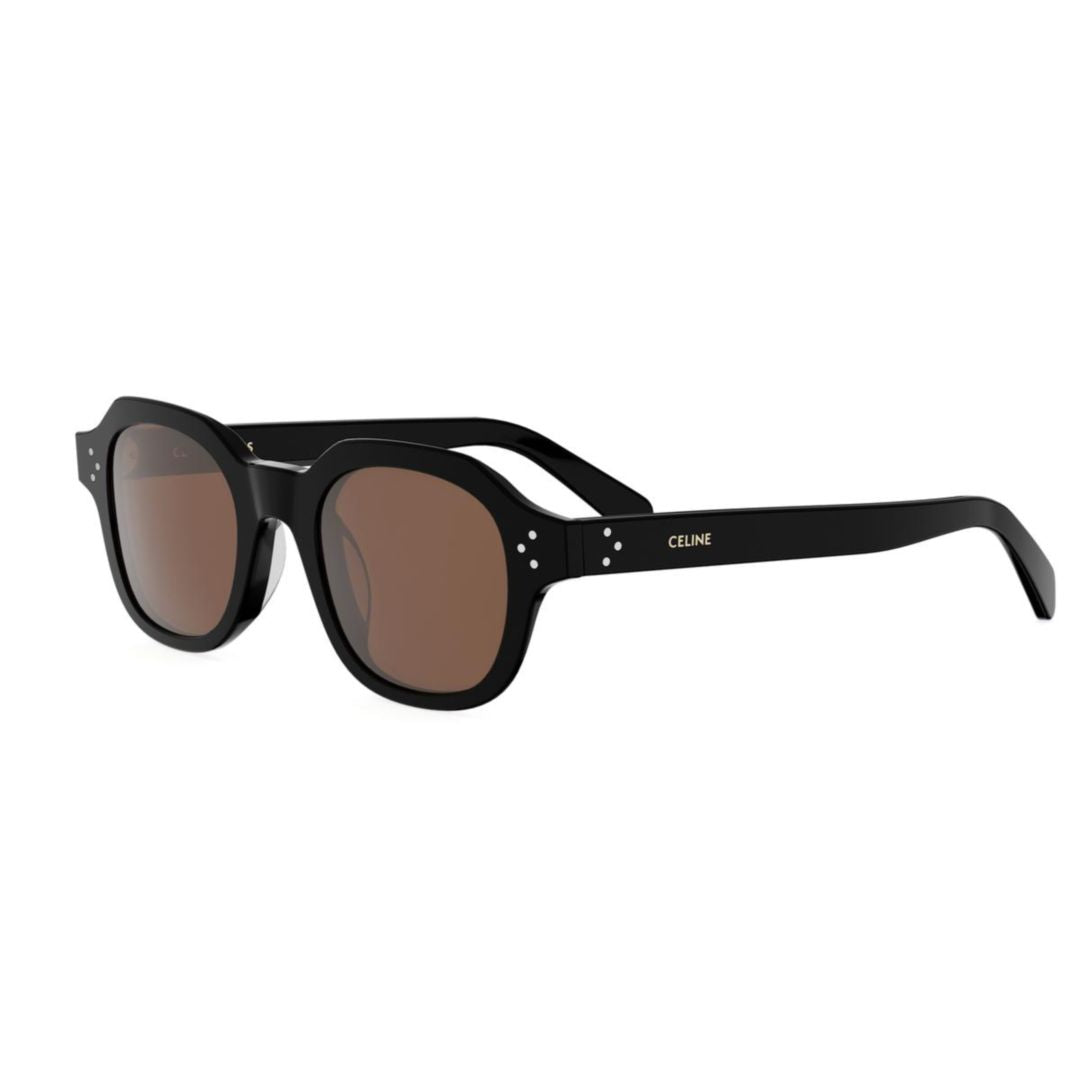 Cl40326u Bold Black Plastic Sunglasses