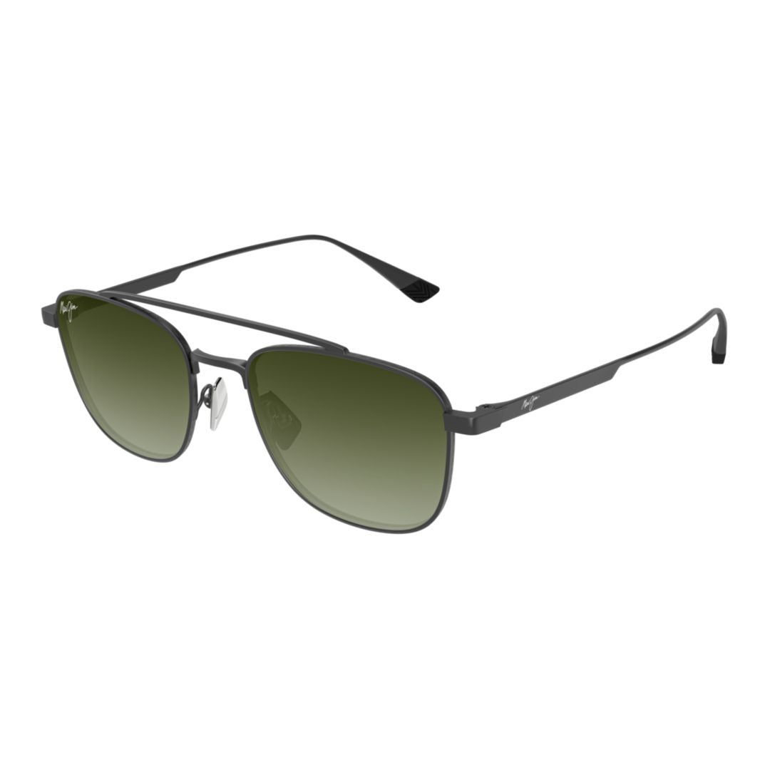 Kahana Rectangular Gradient Tint Sunglasses with Double Bridge Design