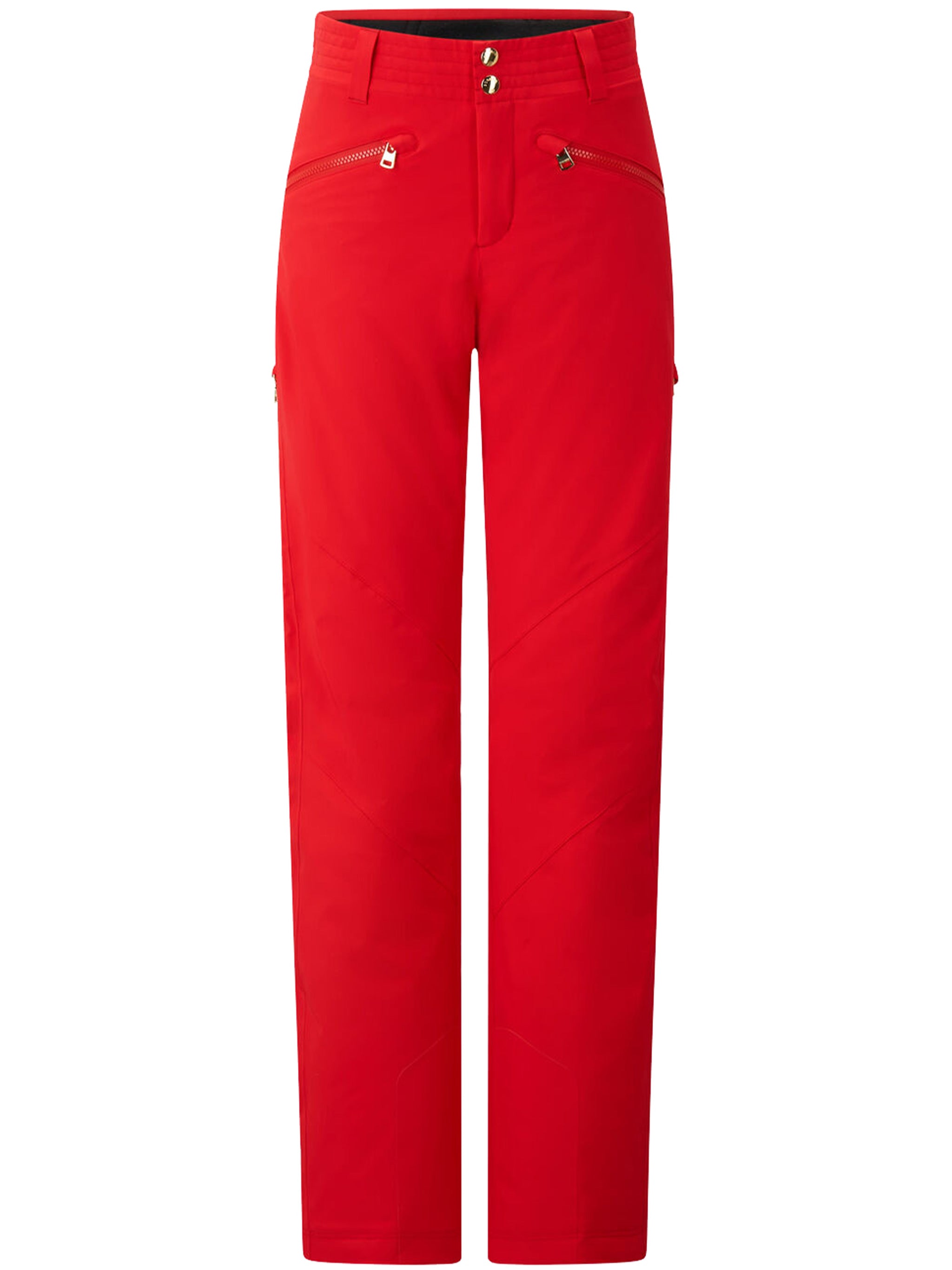 Bond9 Straight-Leg Red Ski Pants