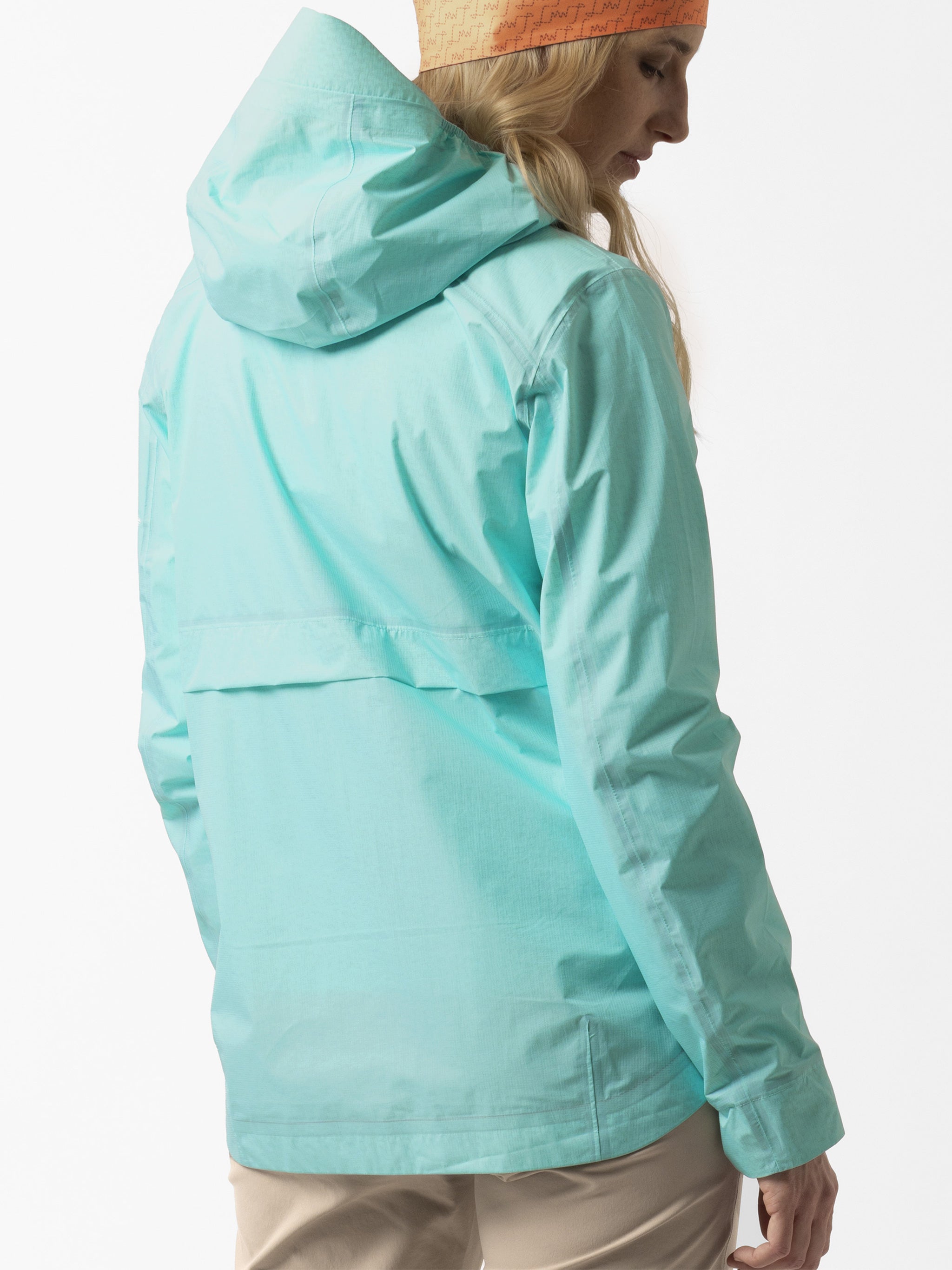 Turquoise Linda 2.5 L High Collar Jacket