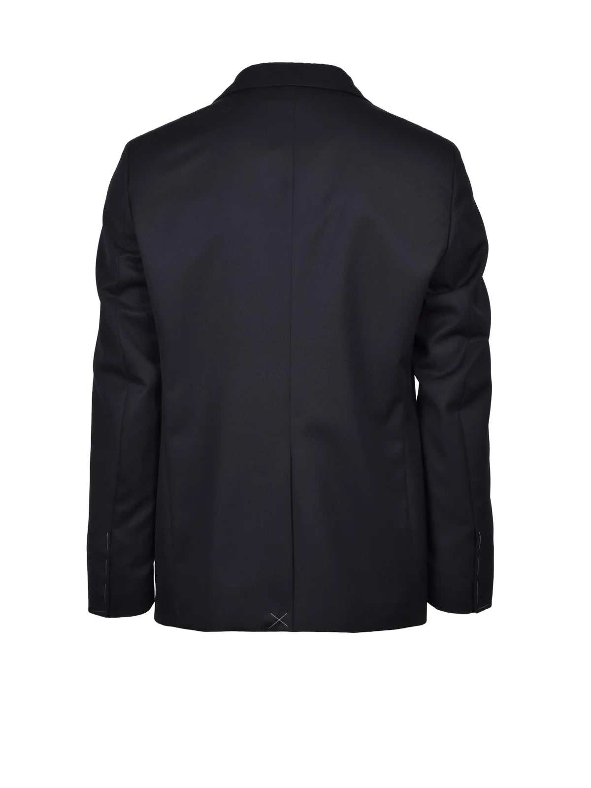 Black Virgin Wool Men's Velvet Tuxedo Jacket