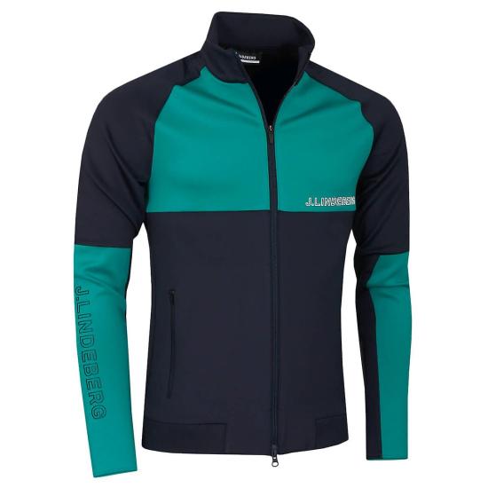 Sporty Color-Block Jacket with High Collar