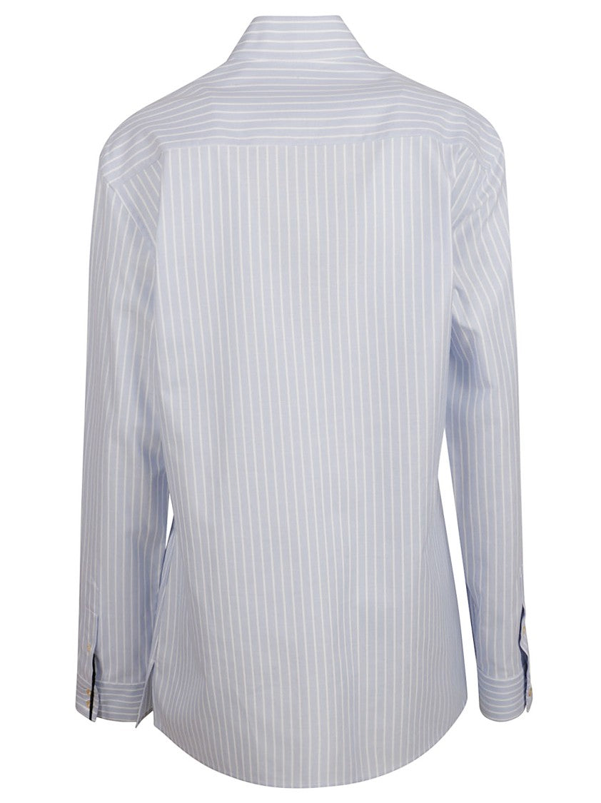 Elegant White Shirt With Embroidered Motif