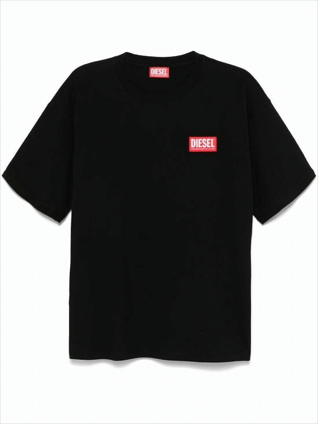 Short-Sleeve Black Crew Neck T-Shirt