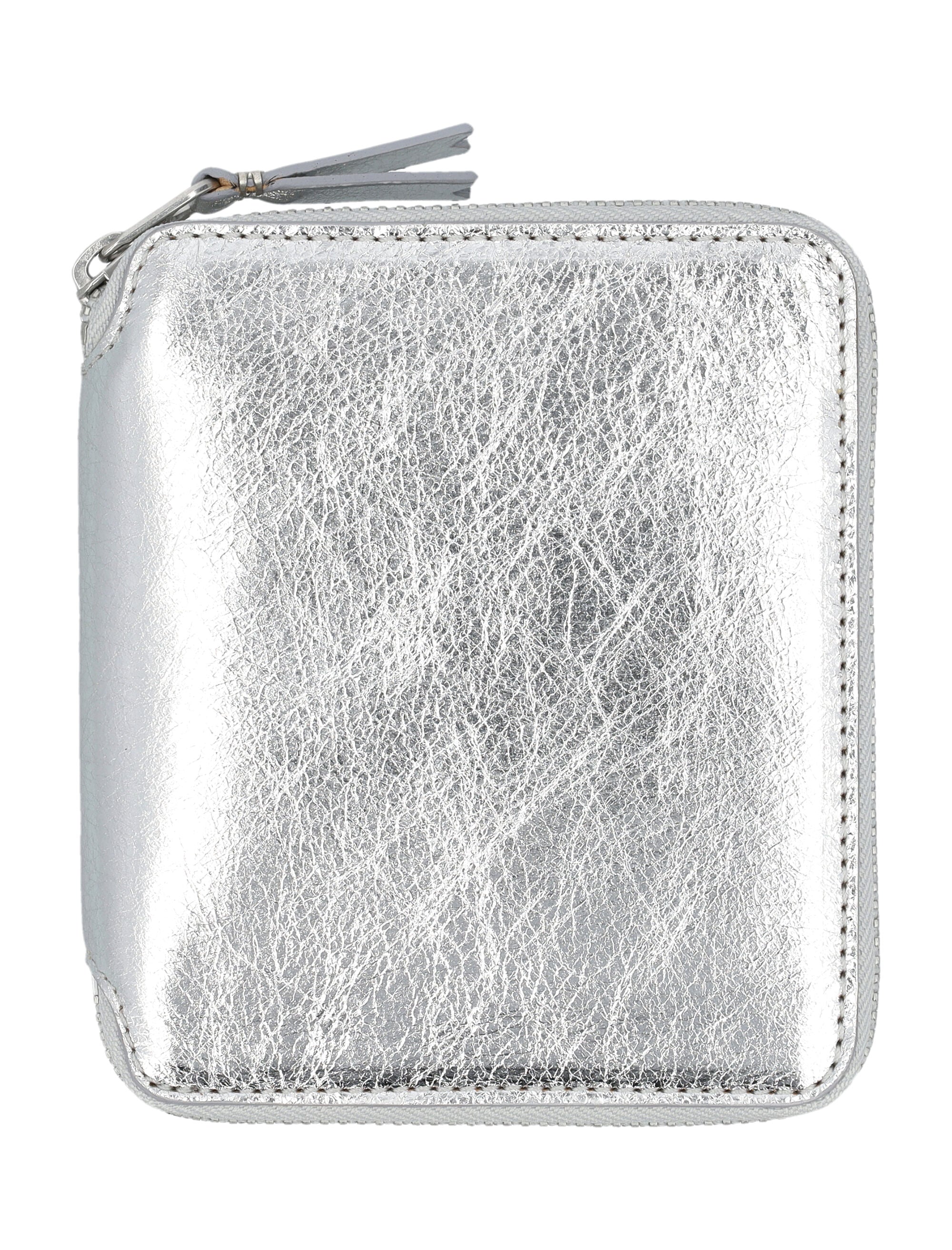Metallic Zip Around Wallet