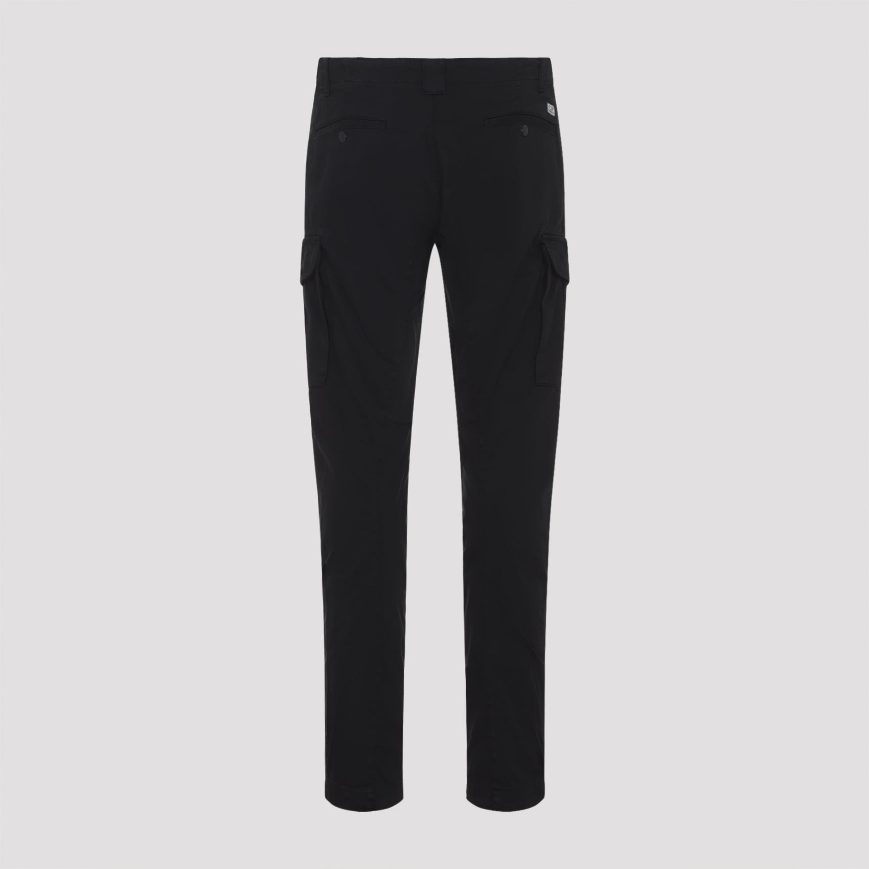 Slim Straight-Leg Cargo Trousers With Classic Waistband