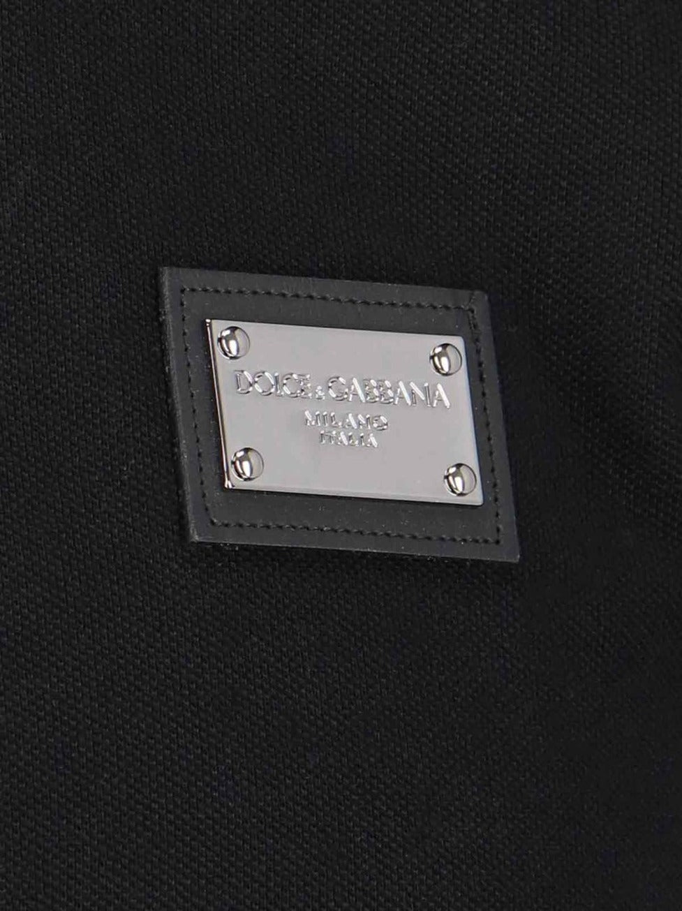 Logo Polo Shirt – Black