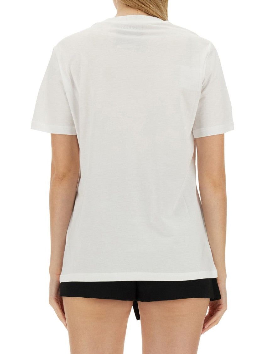 Logo Heart Motif T-Shirt With Bold Design