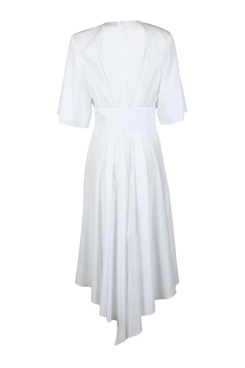 Long Cotton Dress - White
