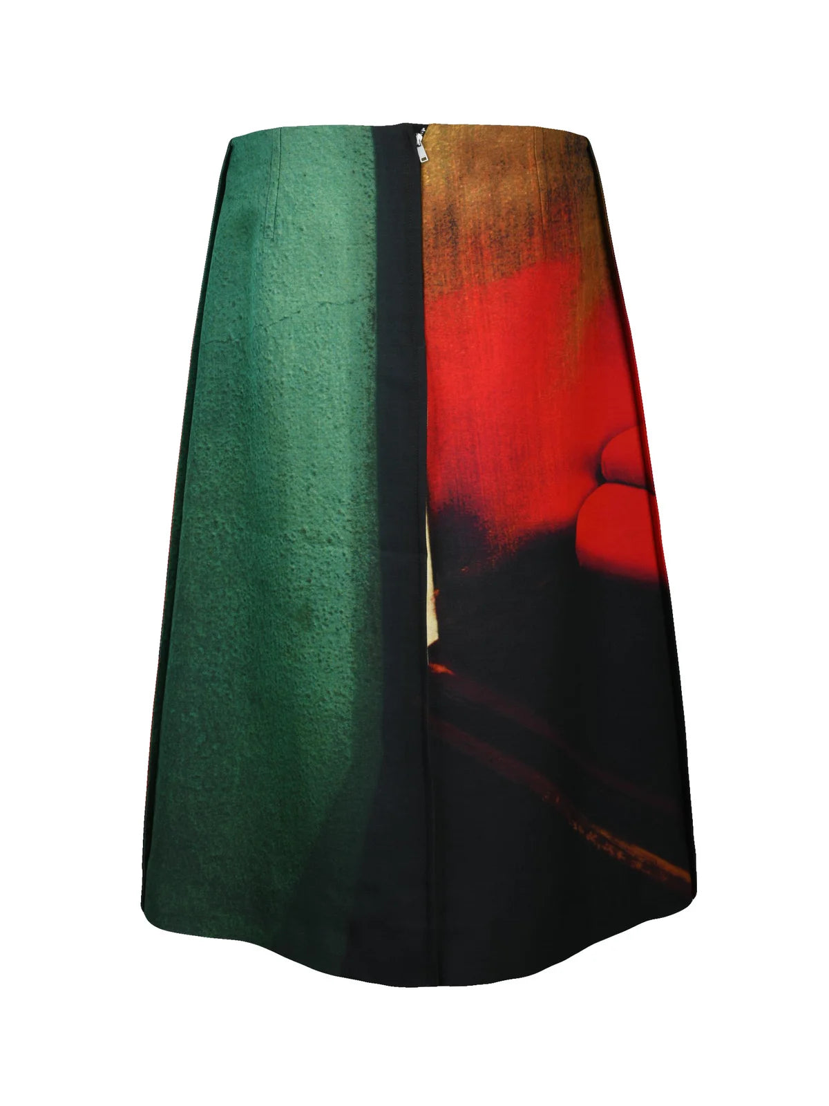 Flared Midi Skirt - Multicolor