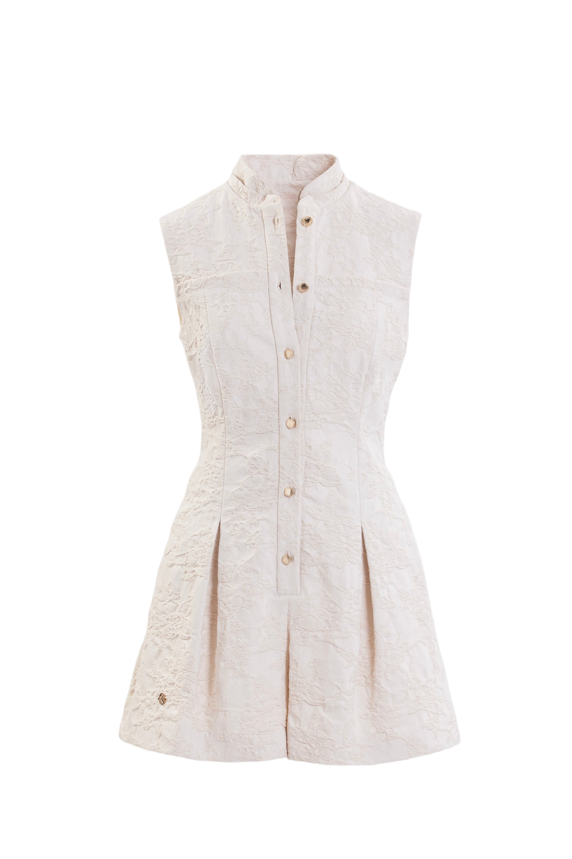 Jacquard Short Jumpsuit