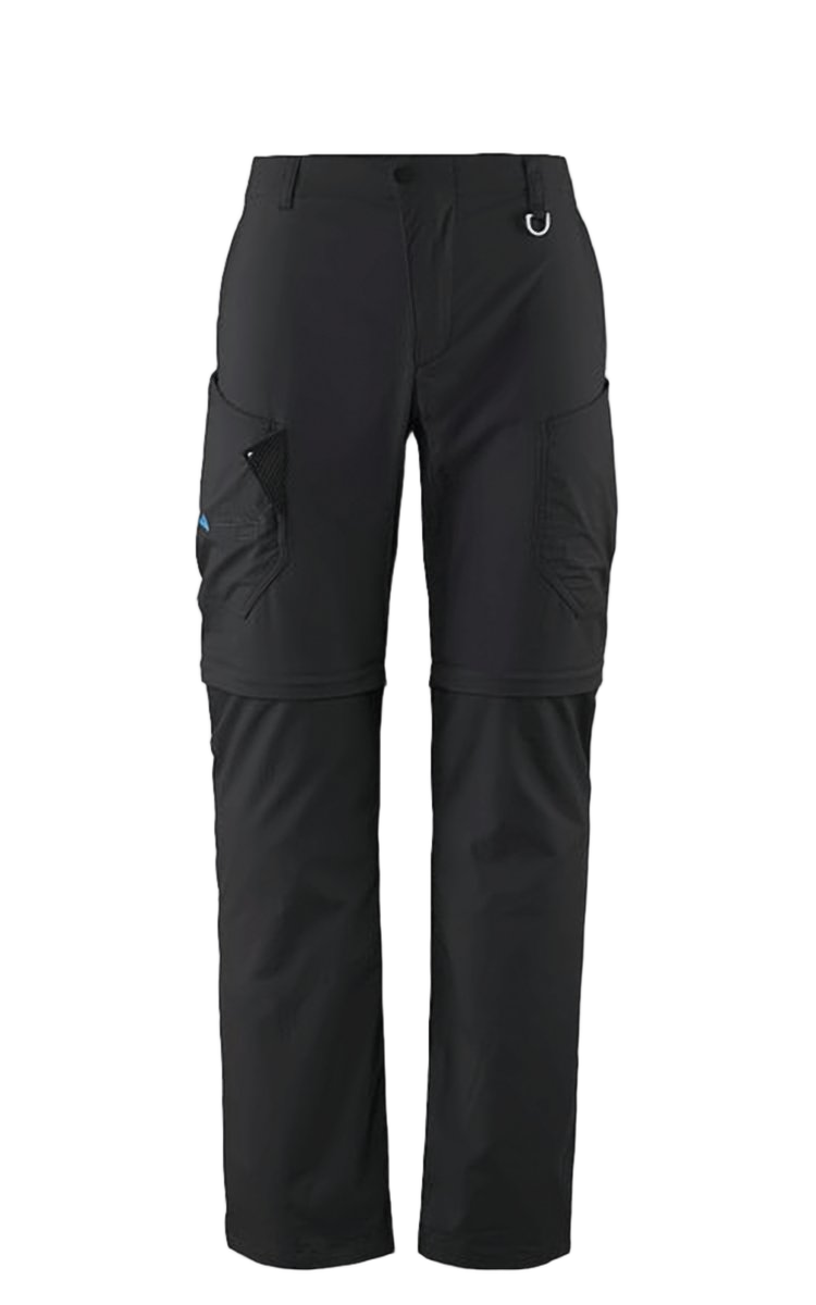 Convertible Black Klattermusen Shorts with Zip-Off Design