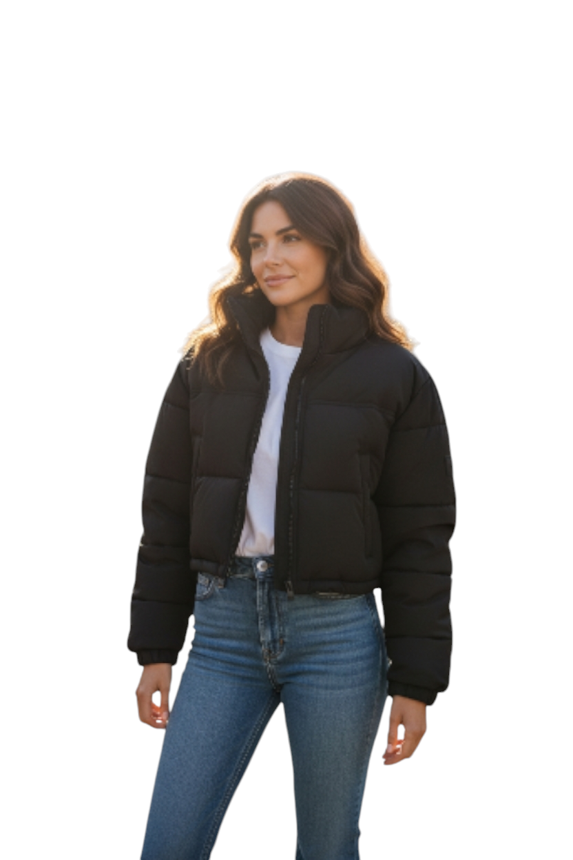 Cropped Puffer Jacket
