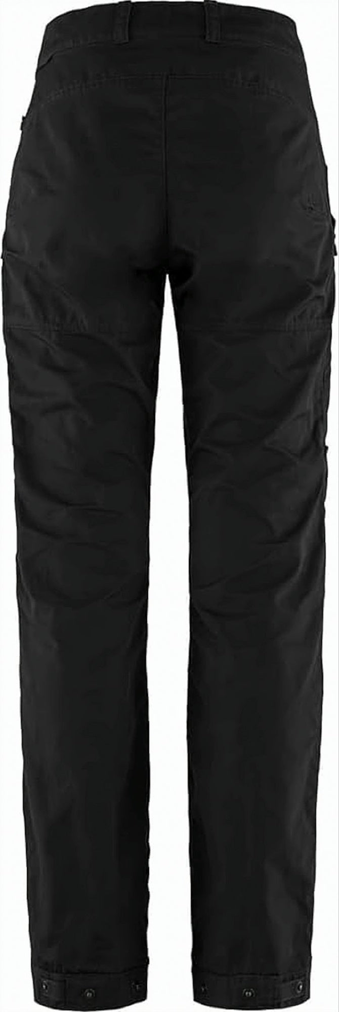 Mid-Length Tailored Straight Pants with Flap Pockets