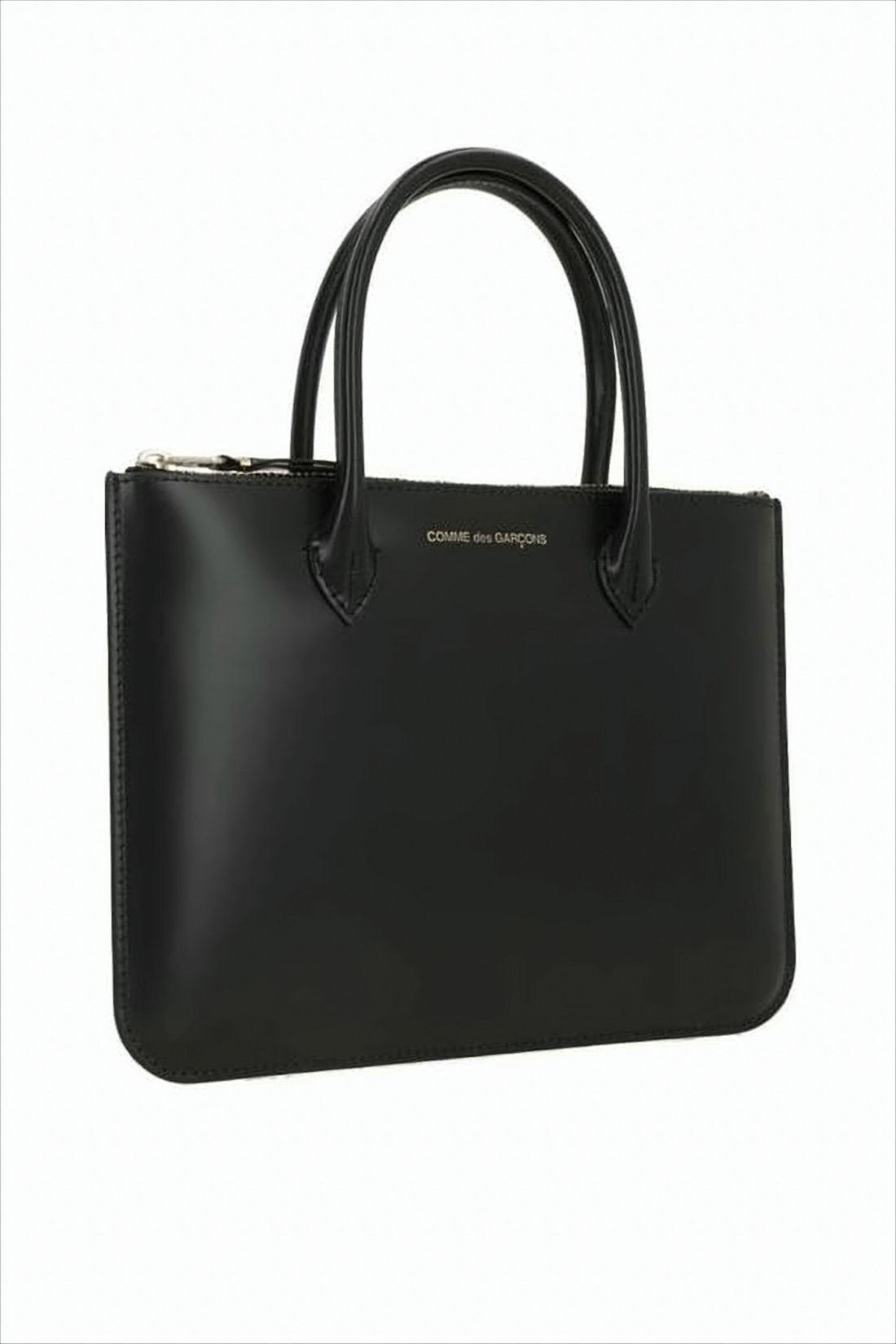 Structured Cow Leather Tote Bag