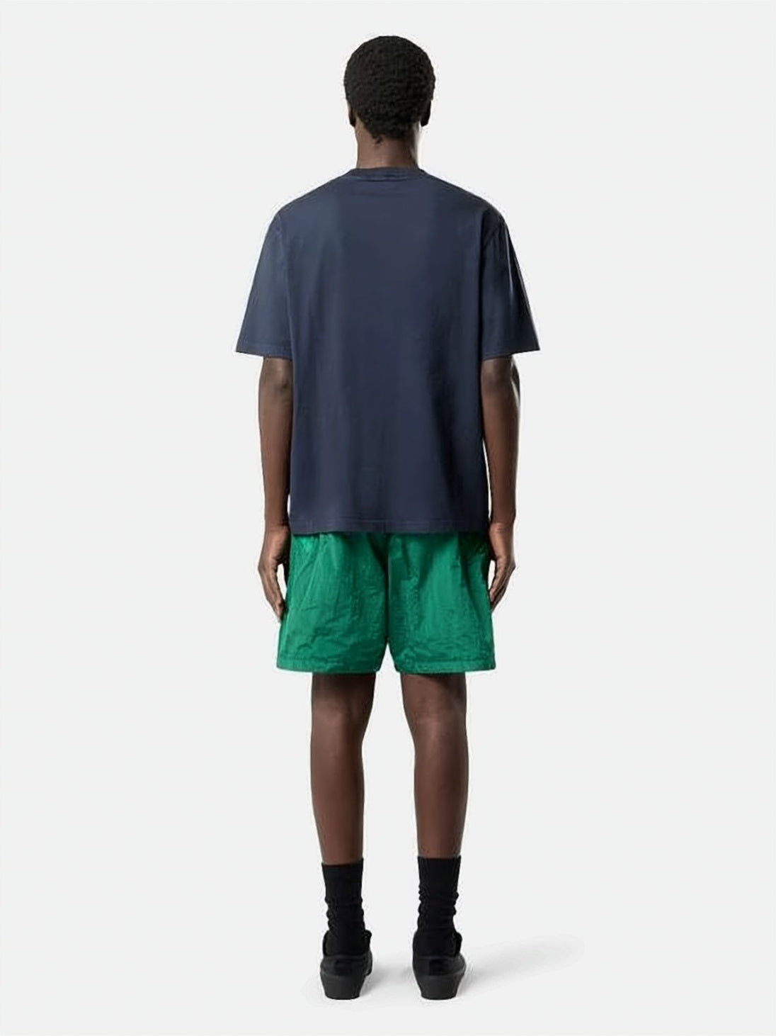 Relaxed Fit Short-Sleeve T-Shirt With Central Compass Emblem