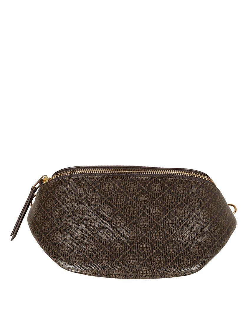 Textured Black Bag With Rounded Silhouette