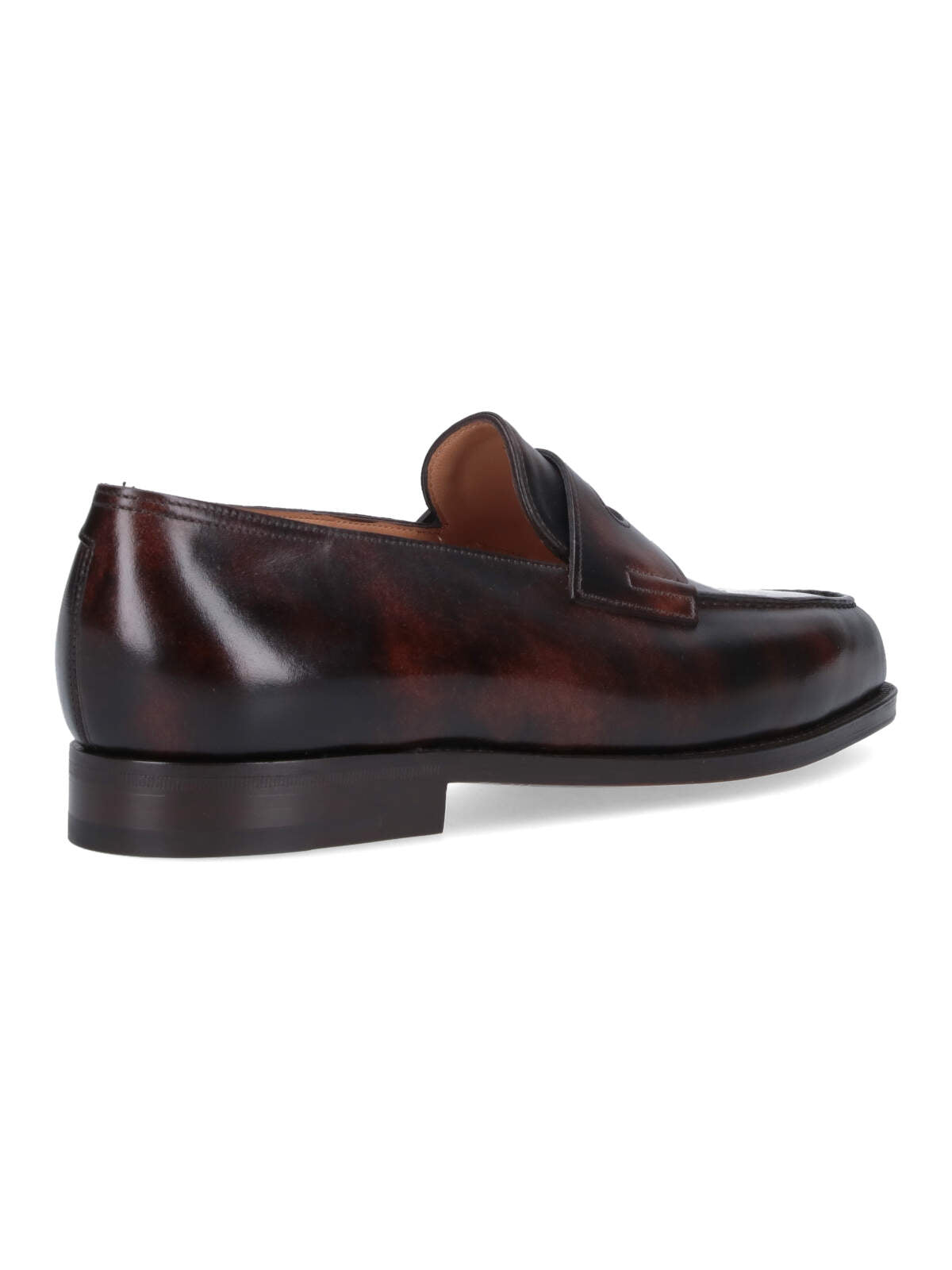 Distinguished Cut-Out Detail Brown Leather Lopez Loafers