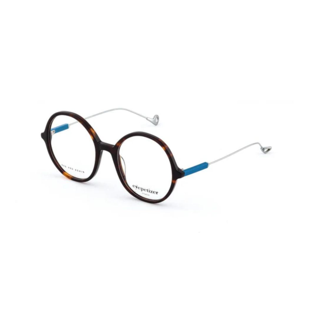 Soleil Round Tortoiseshell Sunglasses with Metallic Accents