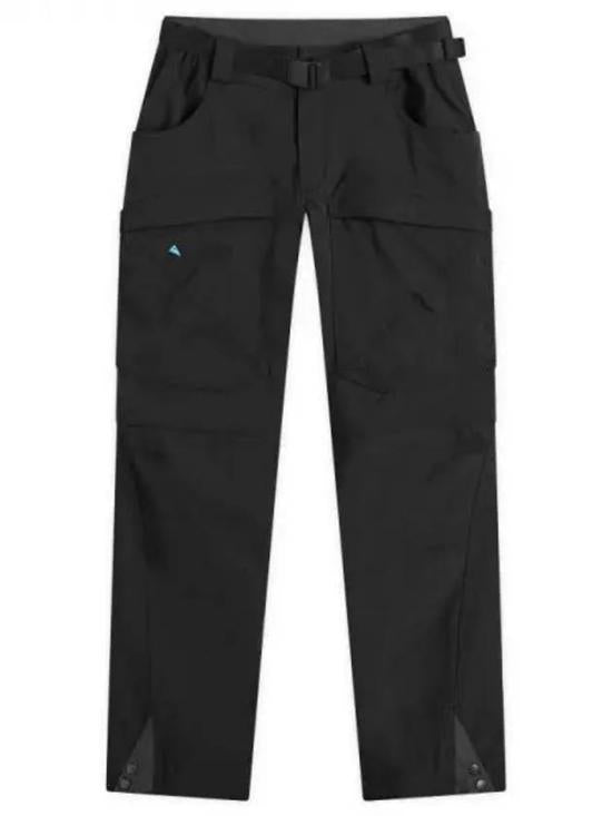 Minimalist Straight Pants with Adjustable Belt