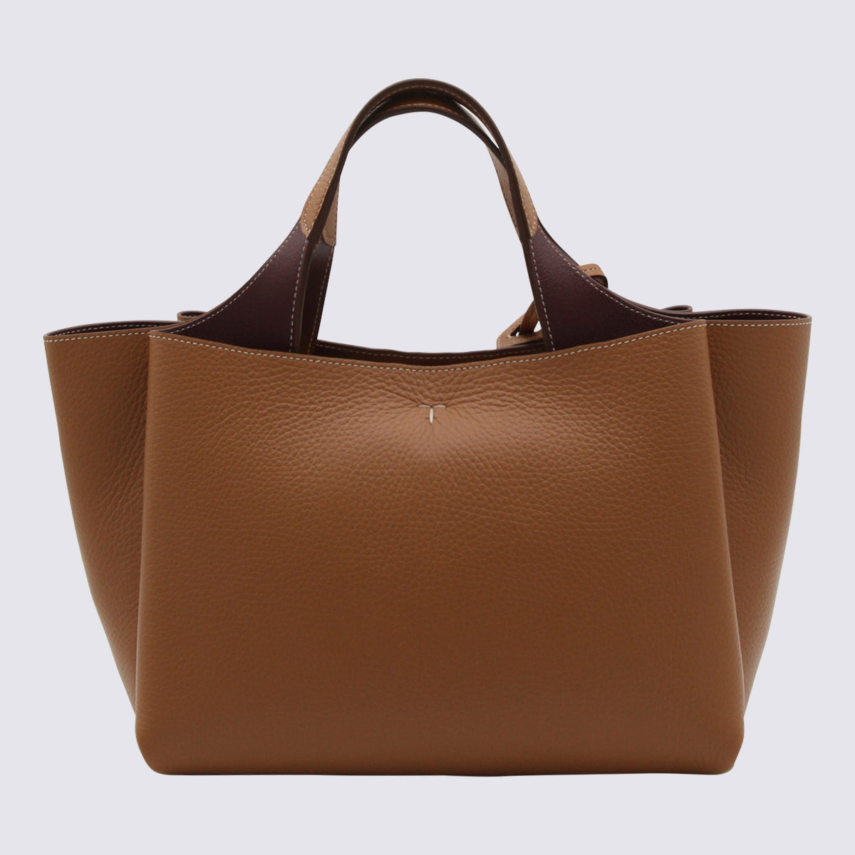 Brown Leather Tote Bag