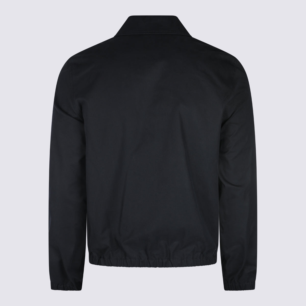 Black Cotton Casual Jacket