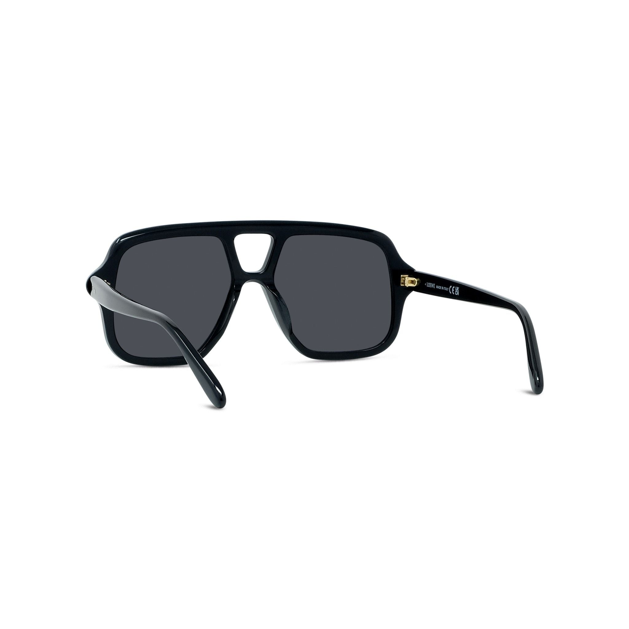 Black Lw40161U Oversized Square Sunglasses