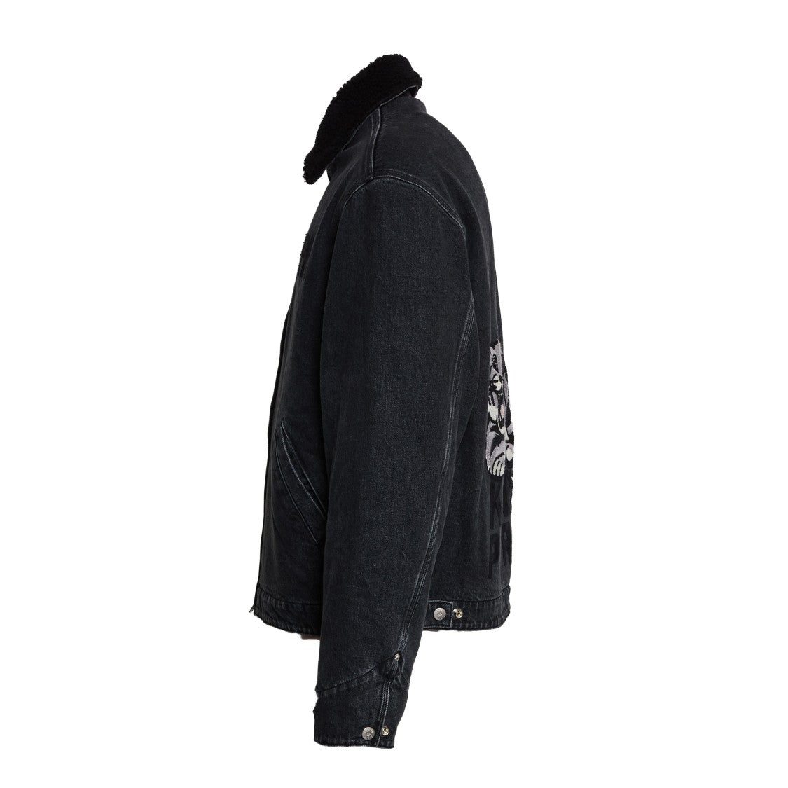 Happy Tiger Utility Fleece Denim Jacket