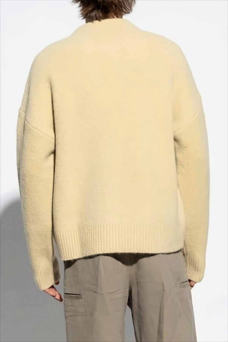 Soft Alpaca Blend Sweater With Heart Logo