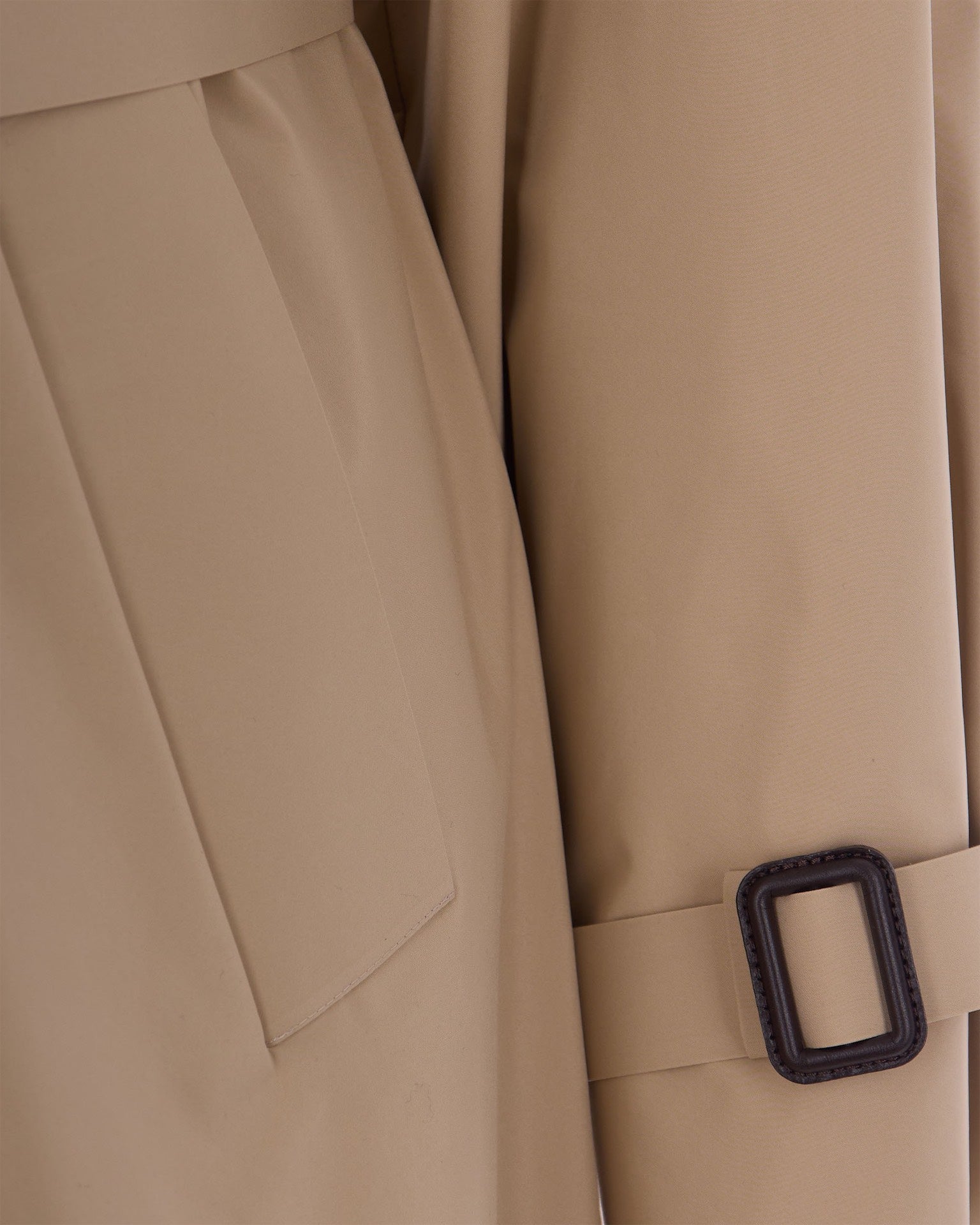 Beige Short Trench