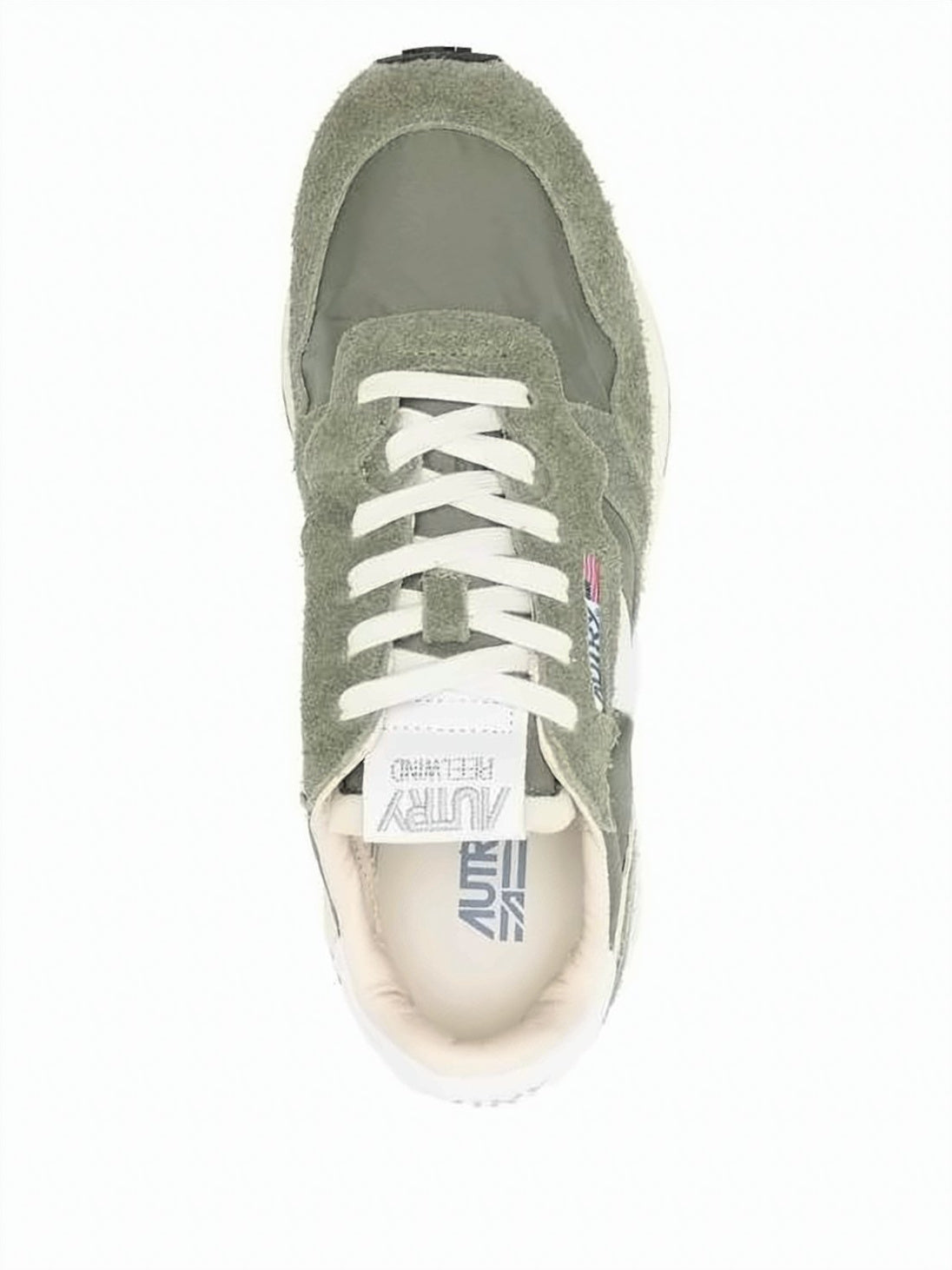 Textured Low-Top Sneakers with Suede